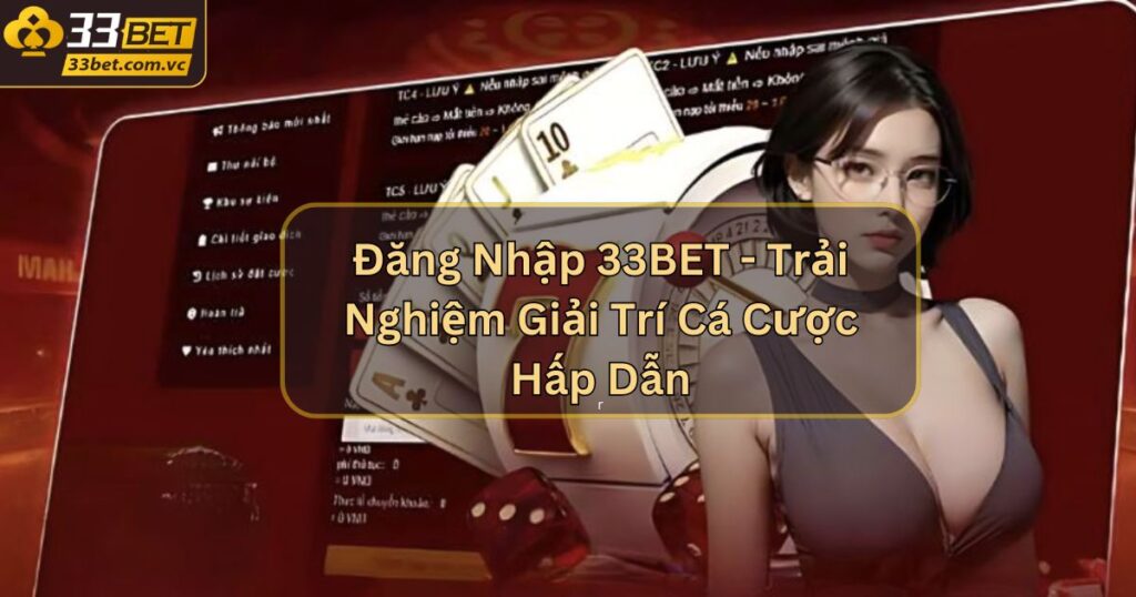 Đăng Nhập 33BET - Trải Nghiệm Giải Trí Cá Cược Hấp Dẫn